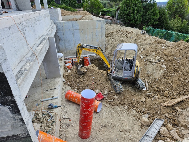 construction piscine fondations sur argiles