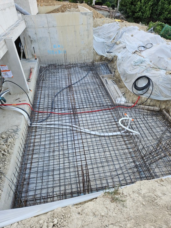 construction piscine fondations sur argiles